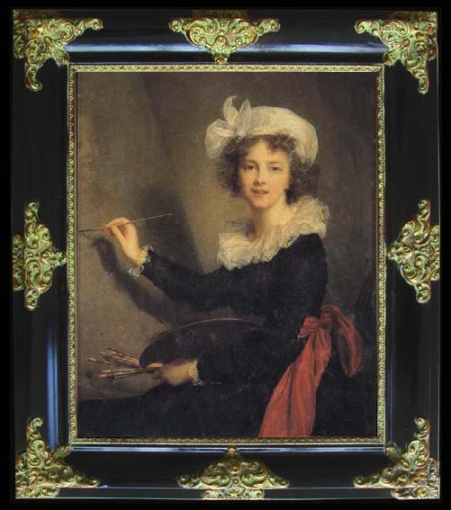 framed  Elisabeth-Louise Vigee-Lebrun Self-Portrait, Ta119